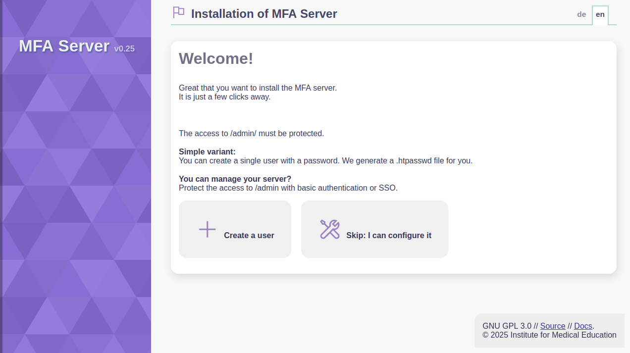 Installer :: Welcome